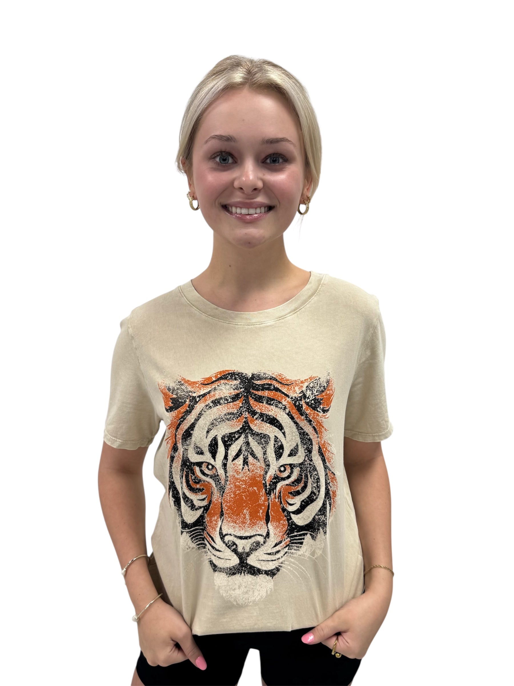 Tiger Face Graphic Tee