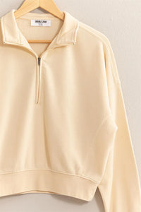 Allie Half Zip Sweatshirt