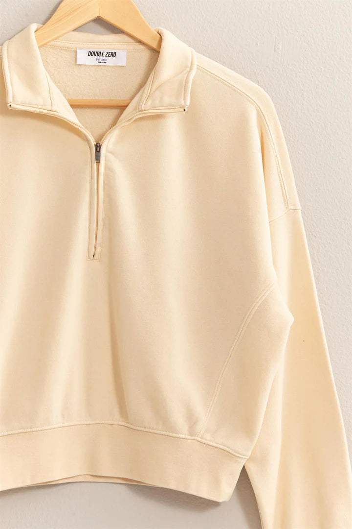 Allie Half Zip Sweatshirt