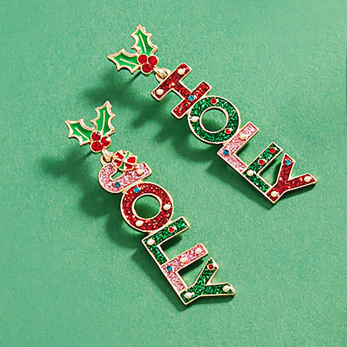 Holly Jolly Christmas Earrings