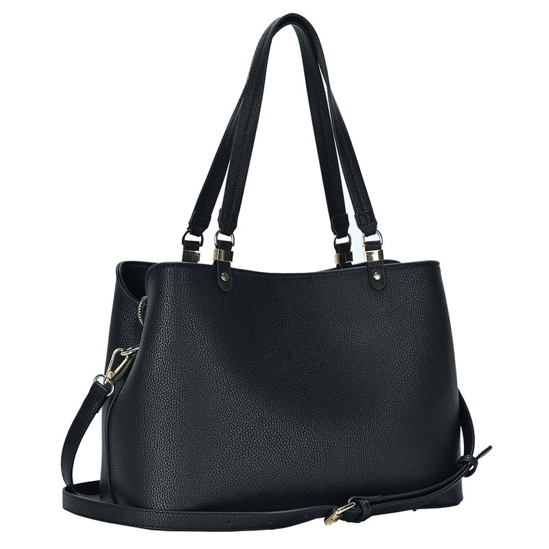 Faux Leather Shoulder Bag