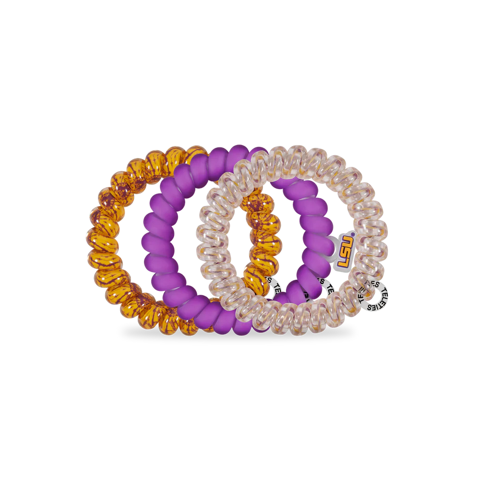 Geaux Tigers! Large Hair Ties