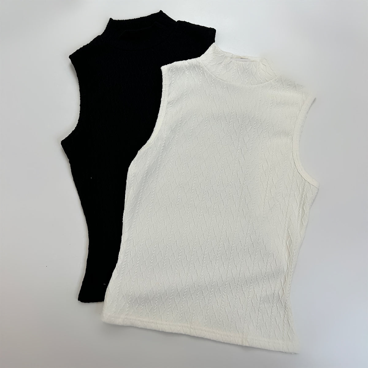 Mock Neck Sweater Tank