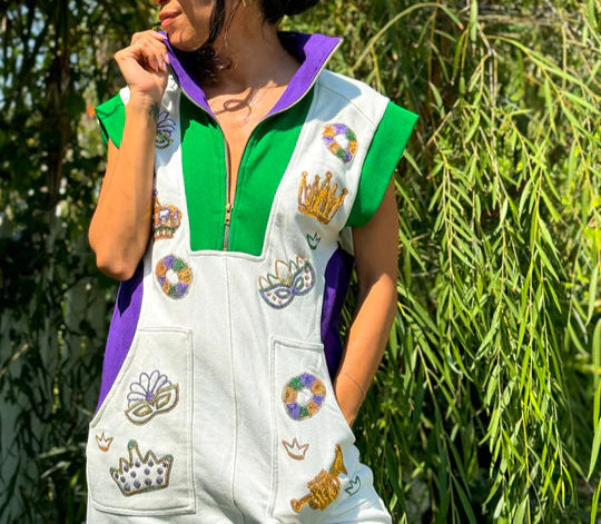 Mardi Gras Tennis Dress