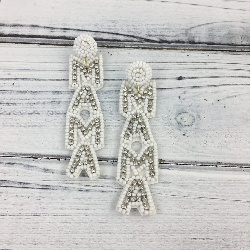 Beaded Mama Earrings