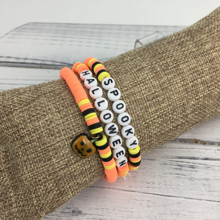 Spooky Halloween Bracelet Stack