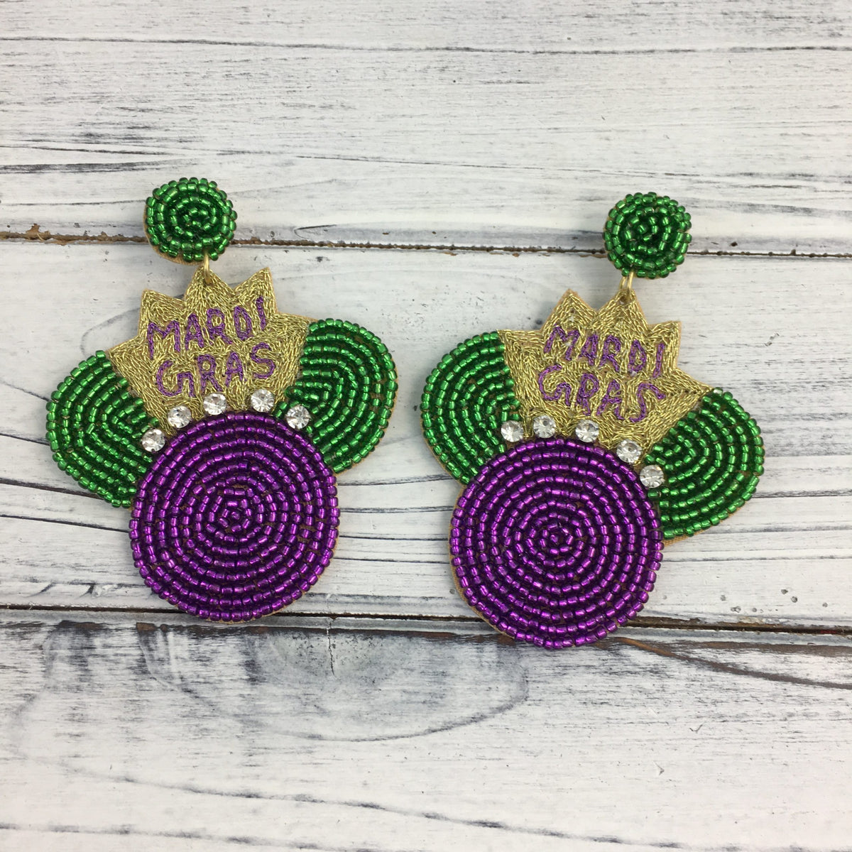 Beaded MG Mouse Earrings