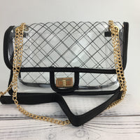 Quilted Clear Purse