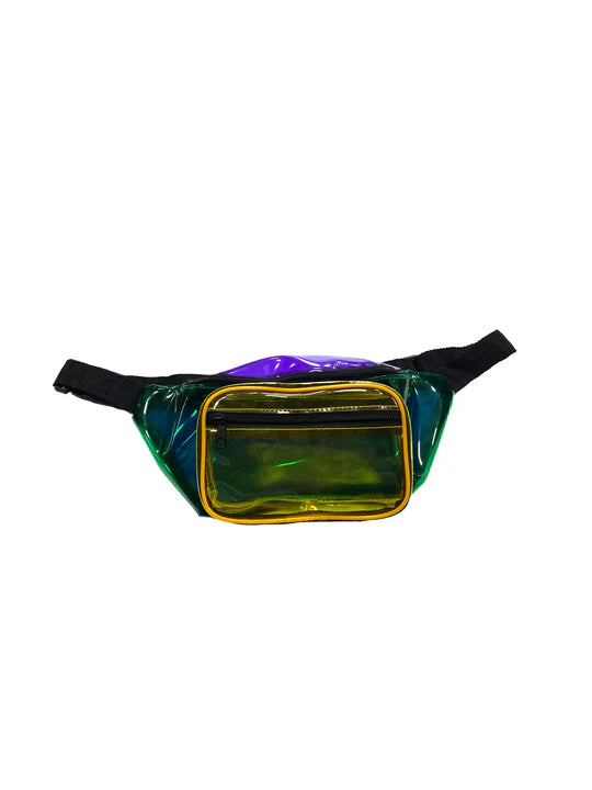 Mardi Gras Transparent Fanny Pack