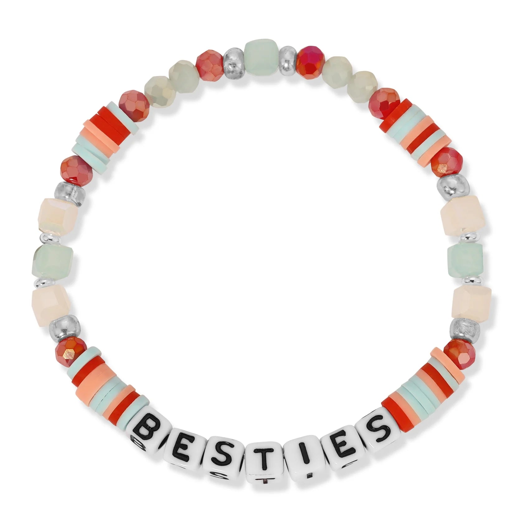 BESTIES Colorful Words Kids Bracelet