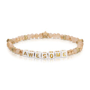 AWESOME Colorful Words Kids Bracelet