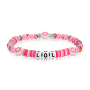 LOL Colorful Words Kids Bracelet