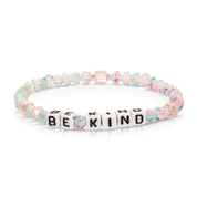 BE KIND Colorful Words Kids Bracelet