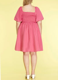 Curvy Penelope Pleated Dress