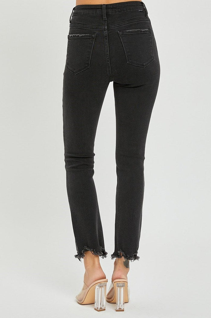 Risen HR Slim Straight Leg Jeans Black