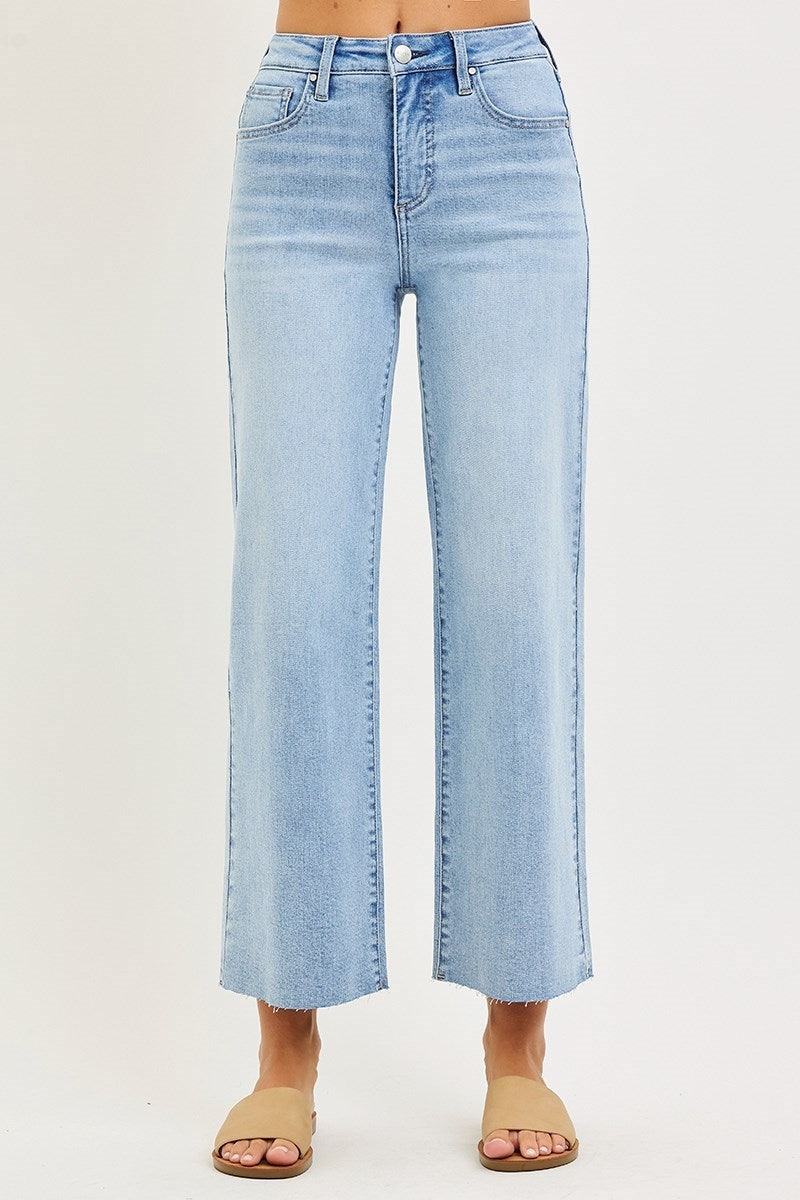 The Sculpt Crop Wide Leg Jean