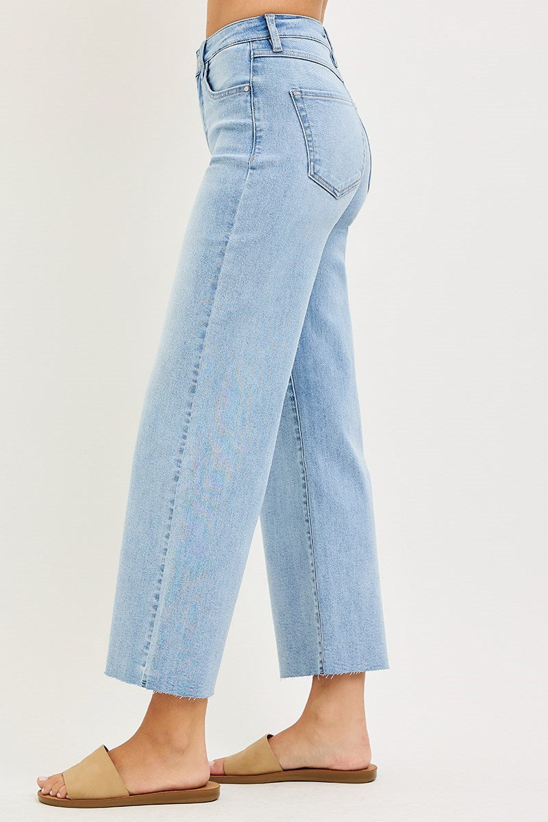 The Sculpt Crop Wide Leg Jean