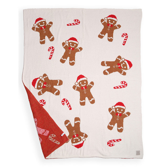 Gingerbread Man Throw Blanket