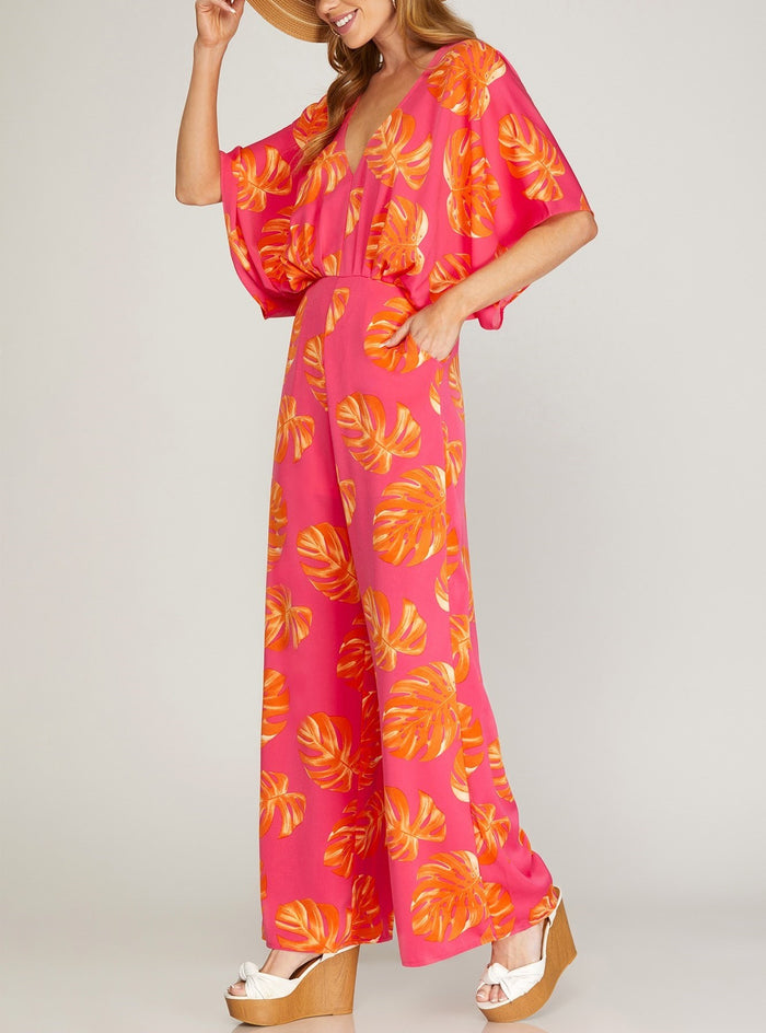 Resort Printed Jumpsuit