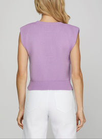 Gina Cropped Sweater Top