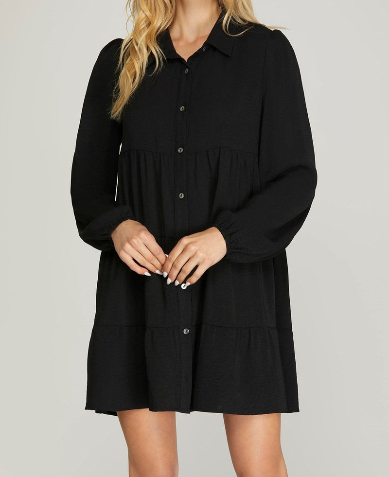 Fall Feels Button Down Dress