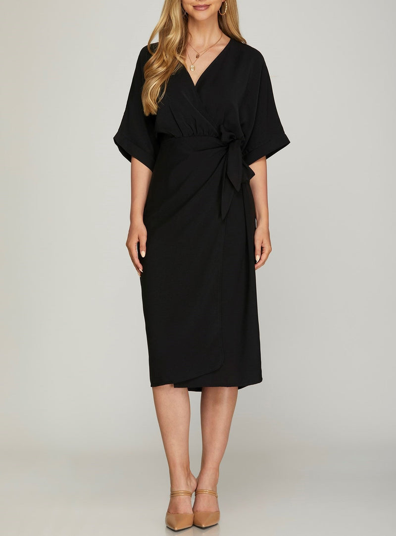 Curvy Monica Wrap Dress