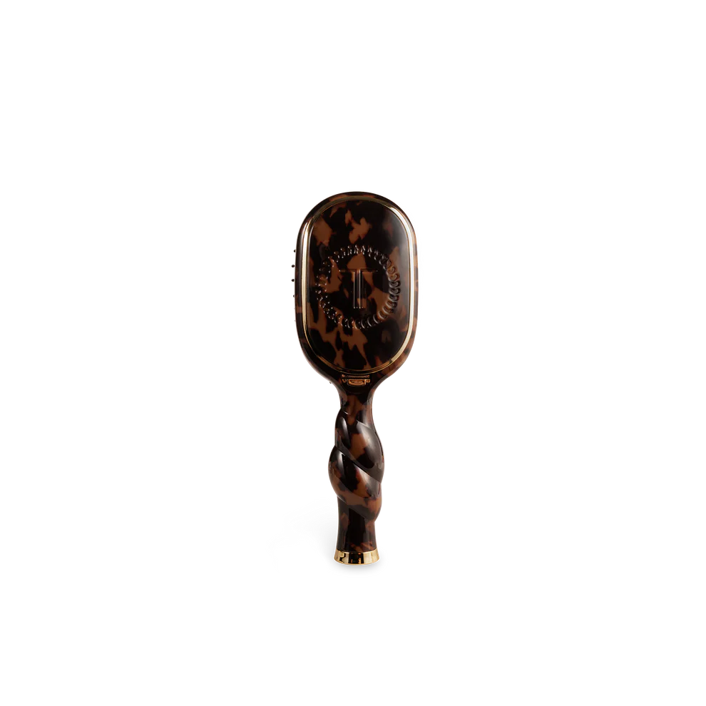Mini Boar Bristle Hairbrush Tortoise