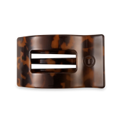 Tortoise Medium Flat Rectangle Hair Clip