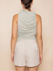 Snatched & Sheer Tank Sage