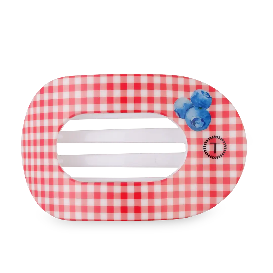 Blueberry Farms Large Flat Round Hair Clip
