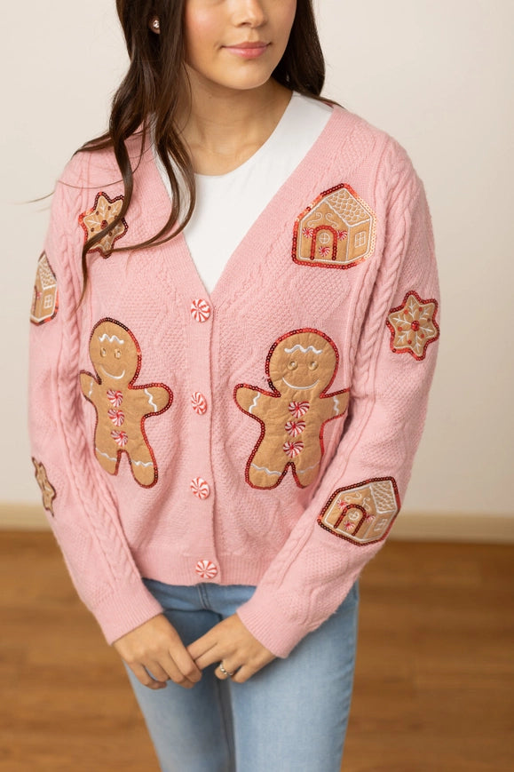 Ginny Gingerbread Cardigan
