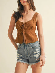 Sloane scallop Top