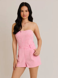 Tara Denim Romper