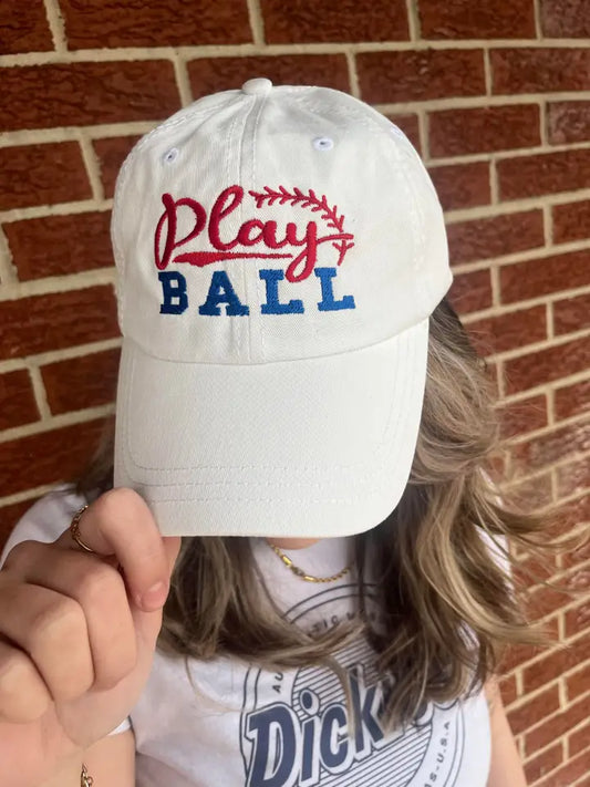 Play Ball Baseball Cap