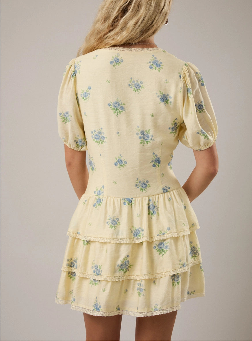 Spring Bloom Mini Dress