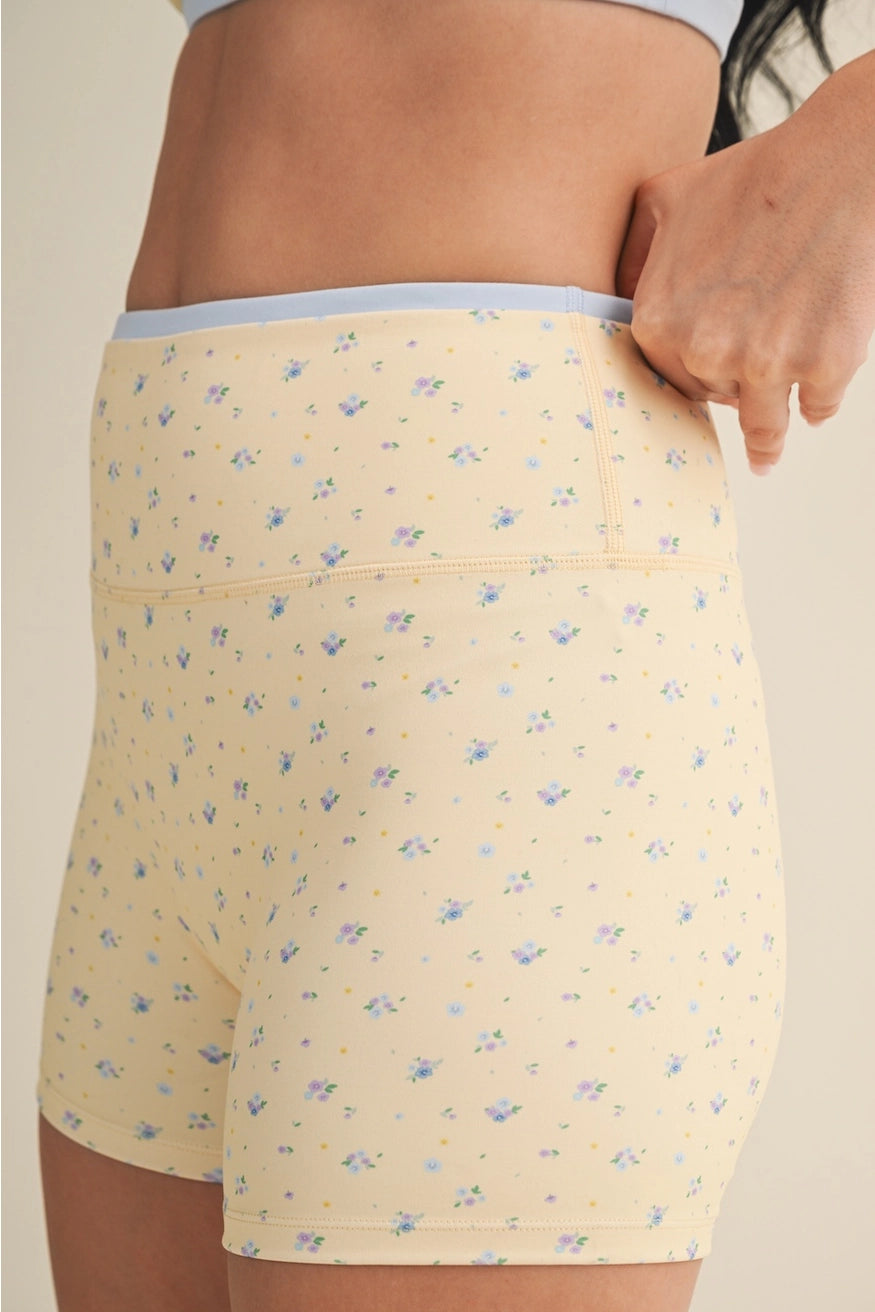 Buttercup Bloom Biker Shorts