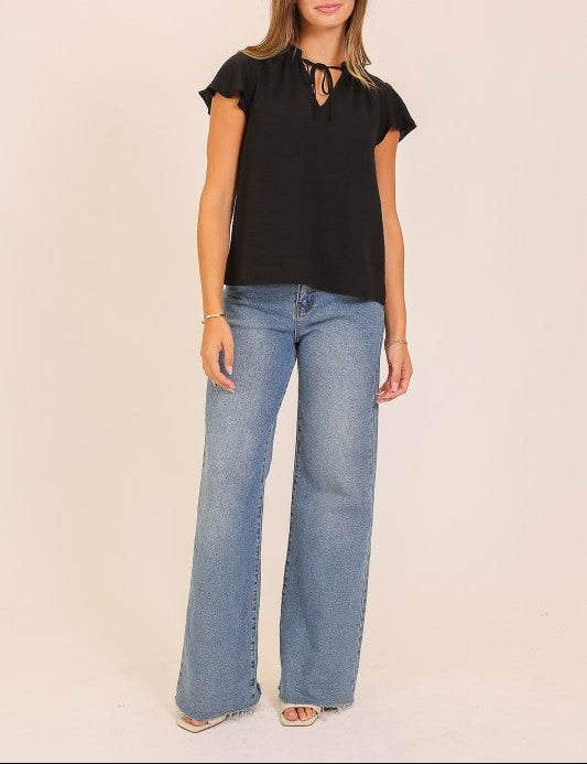 The Audrey Flutter Top