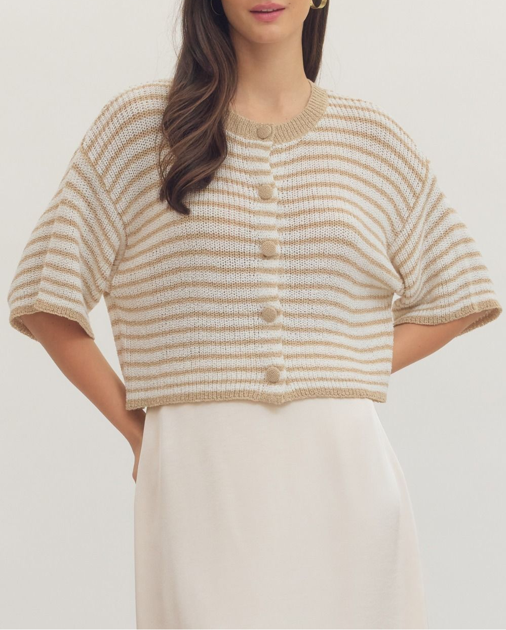 The Hampton Stripe Cardigan