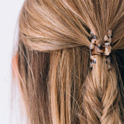 Tiny Classic Hair Clip Blonde Tortoise