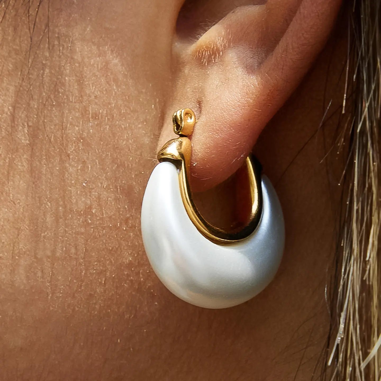 Roselle Hoop Earrings