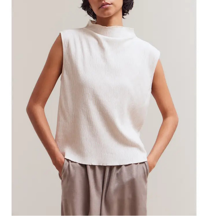 Julieta Mock Neck Top