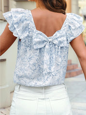 The Bluebell Bow Blouse