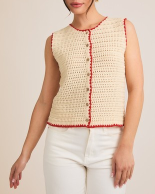Carmen Crochet Vest