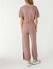 Darla Diamond Knit Set