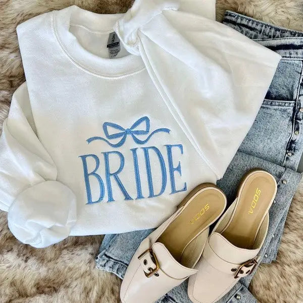 Bride Coquette Embroidered Sweatshirt