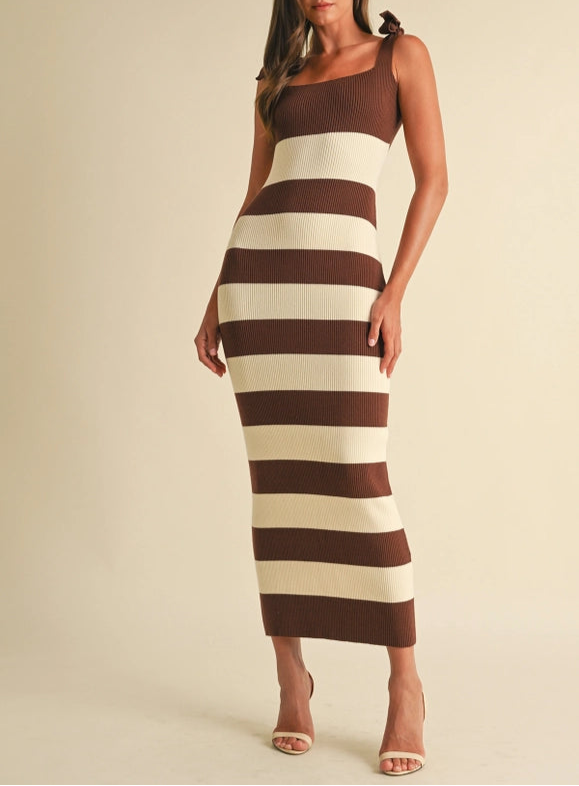 Mariana Stripe Midi Dress