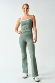 The Momentum Sculpted Tank Olive