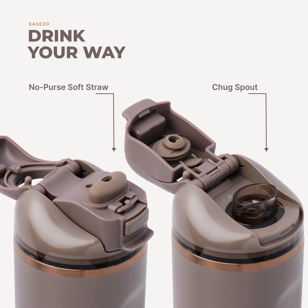 HydroJug 24oz Clay Ease2o