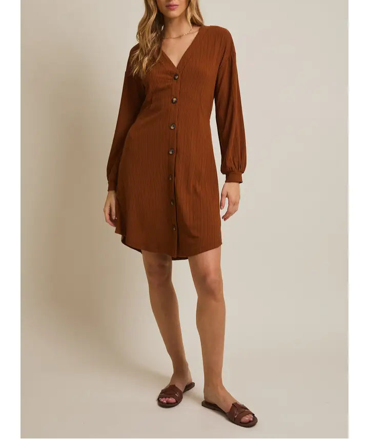 Addie Button Dress