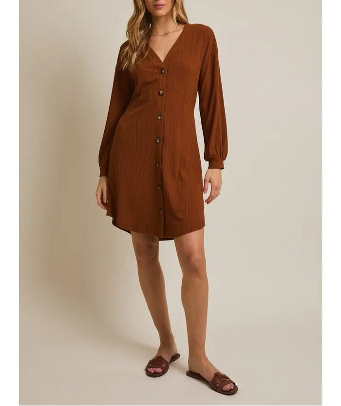 Addie Button Dress